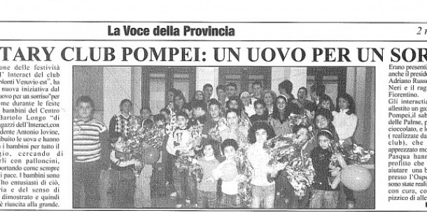 articolo da "La Voce della Provincia"